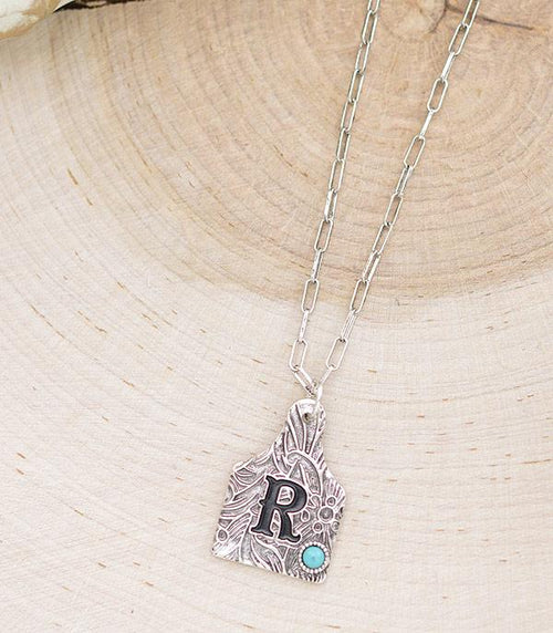 Western Initial Necklace - MULTIPLE INITIALS