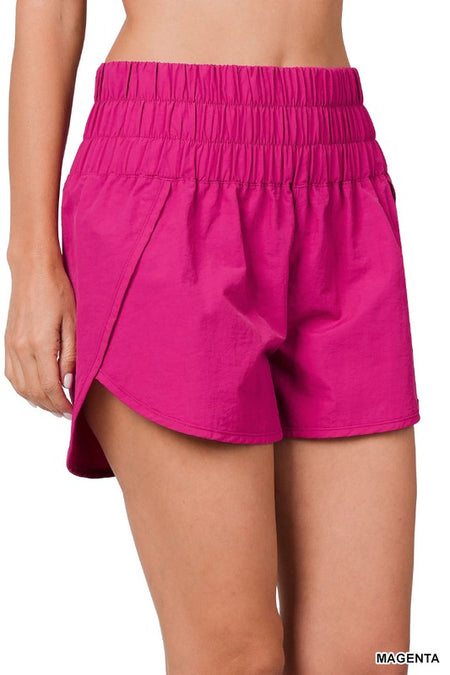 Activewear Two In One Drawstring Shorts - 2 Colors
