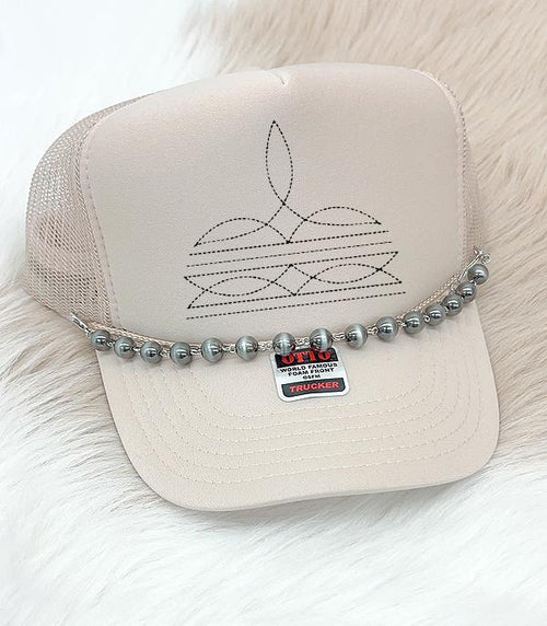 Western Bead Hat Chain