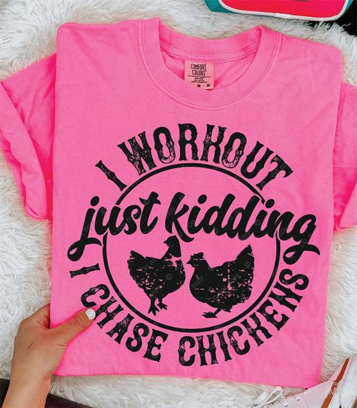 Chasing Chickens Tee