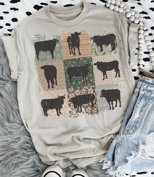 The Whole Herd Collage Tee