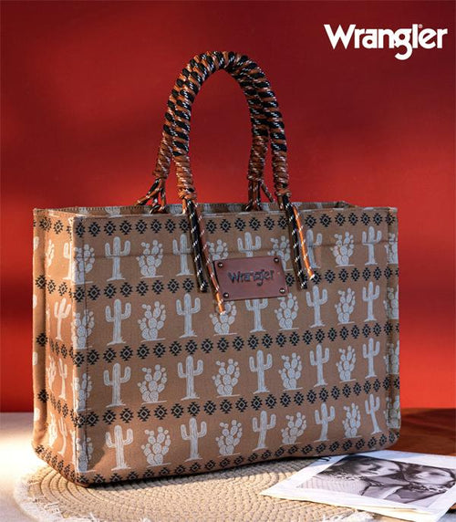 Wrangler Retro Cactus Tote Bag