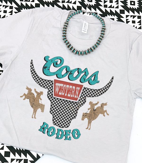 Checkered Rodeo Beer Tee