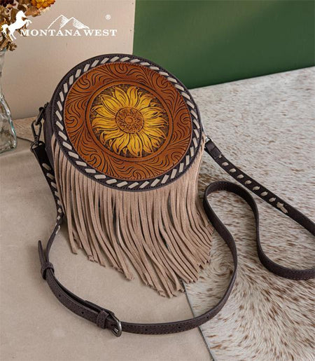 Sunflower Cow Phone Wallet/Crossbody