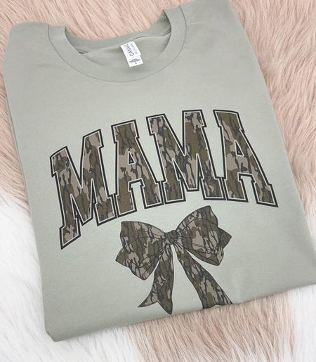 Checkered Mama Tee