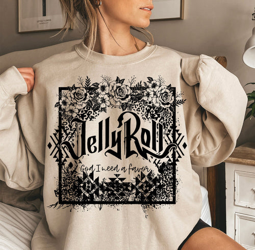 Floral Jelly Roll Tee/Sweatshirt