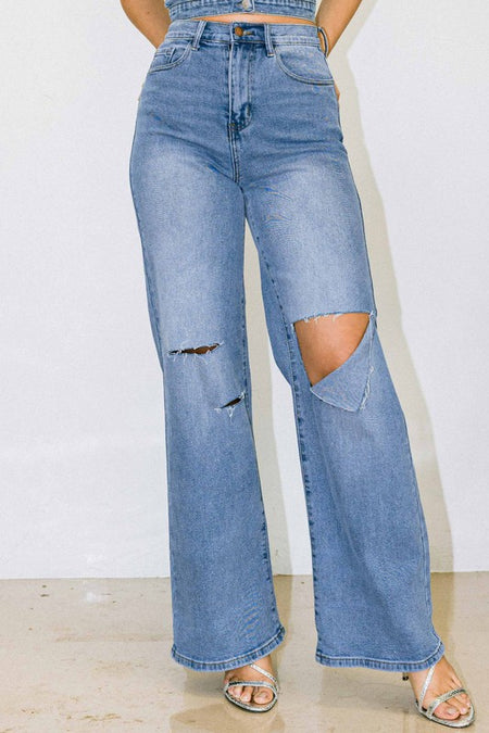 Kancan - Ashton High Rise Flare Jeans