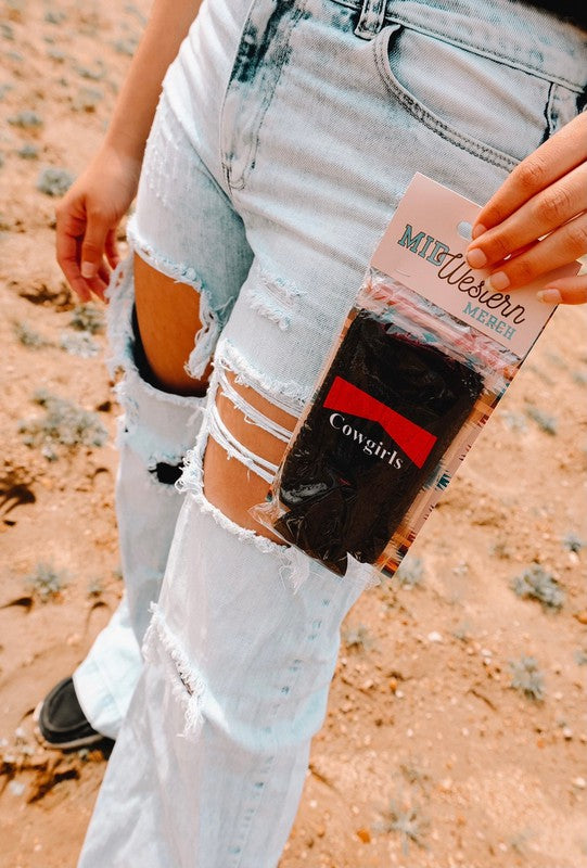 Cowgirls & Cowboys Can Cooler Set