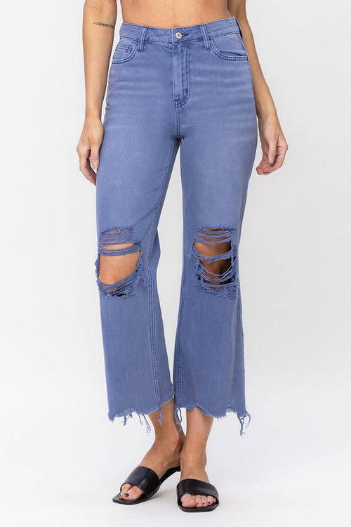 Last Night Distressed High-Rise Flare Jeans – Buckaroo Bandits, LLC