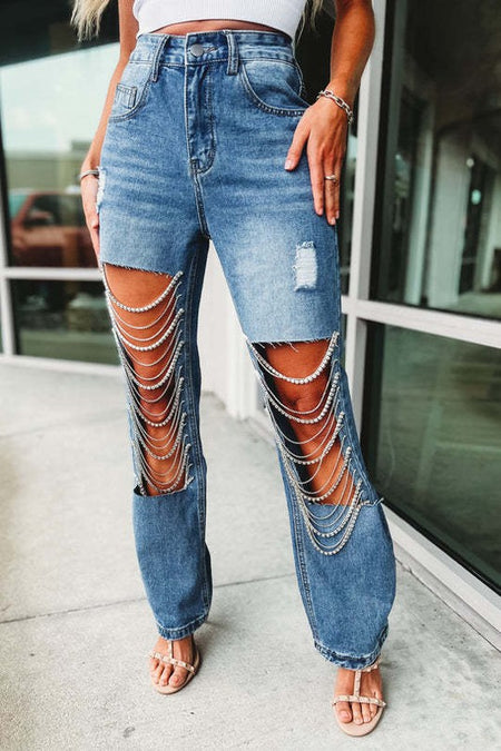 Kelsea Rhinestone Jeans