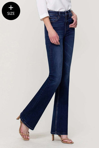 Plus Size High Rise Bootcut Jeans