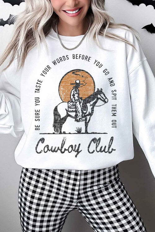 Cowboy Club Sweatshirt