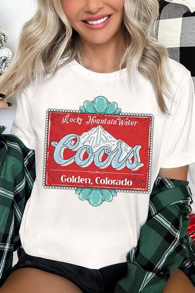 Rocky Mountain Water Vintage Style Tee ~ Multiple Colors
