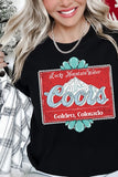 Rocky Mountain Water Vintage Style Tee ~ Multiple Colors