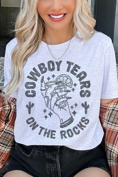 Cowboy Tears on the Rocks Tee