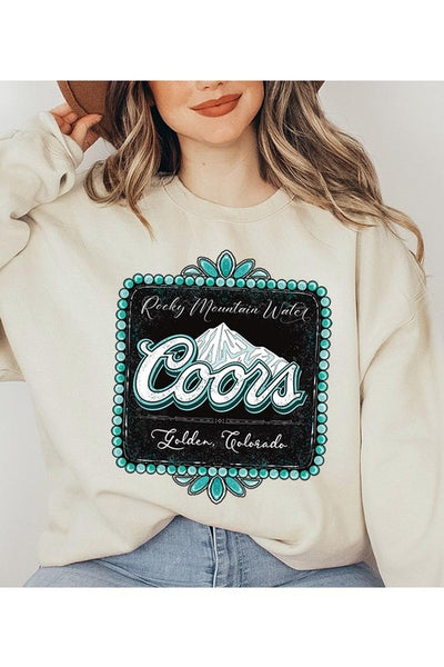Coors Rocky Mountain Graphic Fleece Sweatshirts