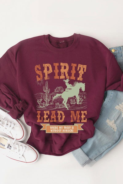 Desert Worship Spirit Graphic Fleece Sweatshirts