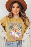 Western Cowgirl Surfer Beach Graphic T Shirts