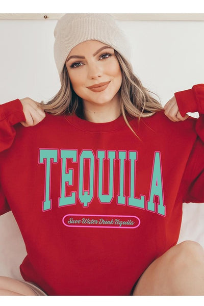 Tequila Drink Oversized Sweatshirt