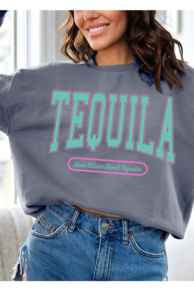 Tequila Drink Oversized Sweatshirt