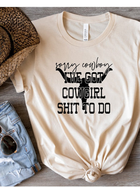 Loved By a Cowboy Tee