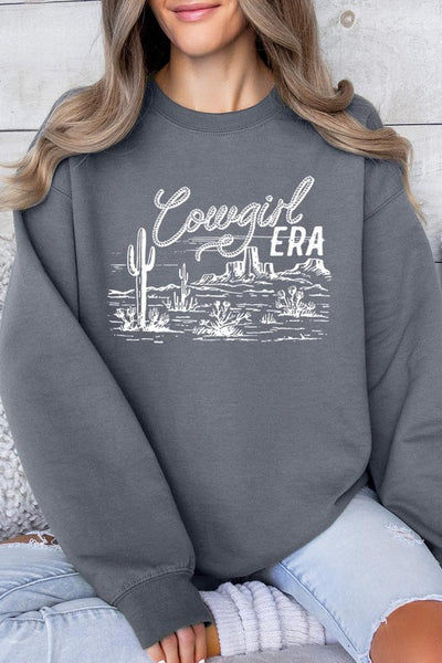 Cowgirl Era Graphic Fleece Sweatshirt - Multiple Colors