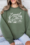 Cowgirl Era Graphic Fleece Sweatshirt - Multiple Colors