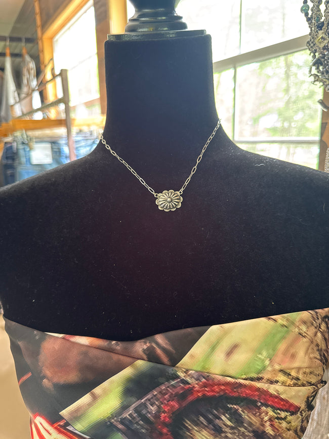 Dainty Concho Necklace