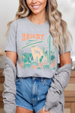 Howdy Cow Abduction Graphic Tee - Multiple Colors