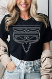 Western Boot Stitch Graphic Tee - Multiple Colors