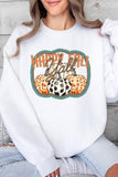 Happy Fall Y'all Graphic Fleece Sweatshirts