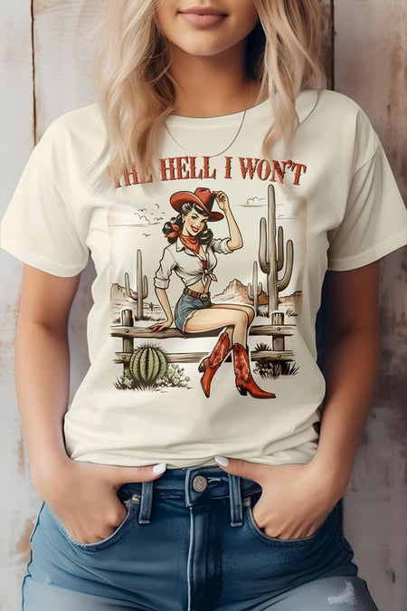 Fort Worth, Wild West Rodeo, Garment Dye Tee