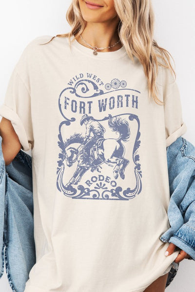 Fort Worth, Wild West Rodeo, Garment Dye Tee