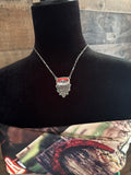 Cowboy Killer Boot Stitch Necklace