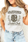 Abandoned Hunting Wife Social Club Graphic Tee