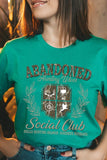 Abandoned Hunting Wife Social Club Graphic Tee