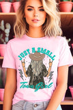 Just a small town girl Camo Graphic Tee