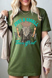 Just a small town girl Camo Graphic Tee