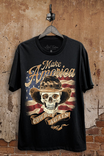 Make America Cowboy Again Graphic Top