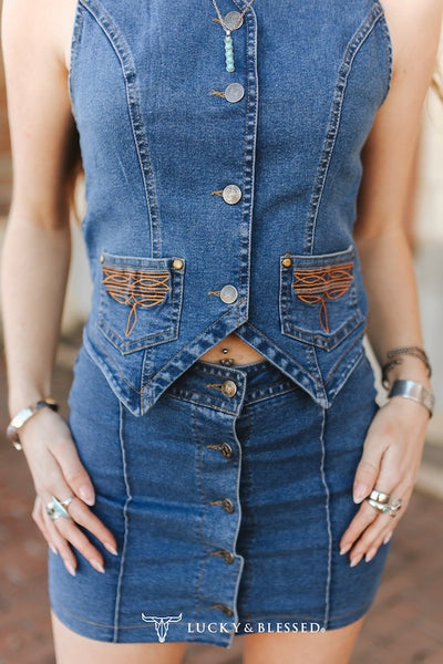 Howdy Cowboy Denim 2-PC Set
