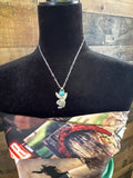 Bunny Necklace - Turq.