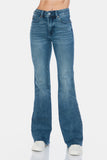 Judy Blue - Tummy Control Cut Hem Flare Jeans