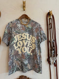 The Camo Jesus Loves You T-Shirt