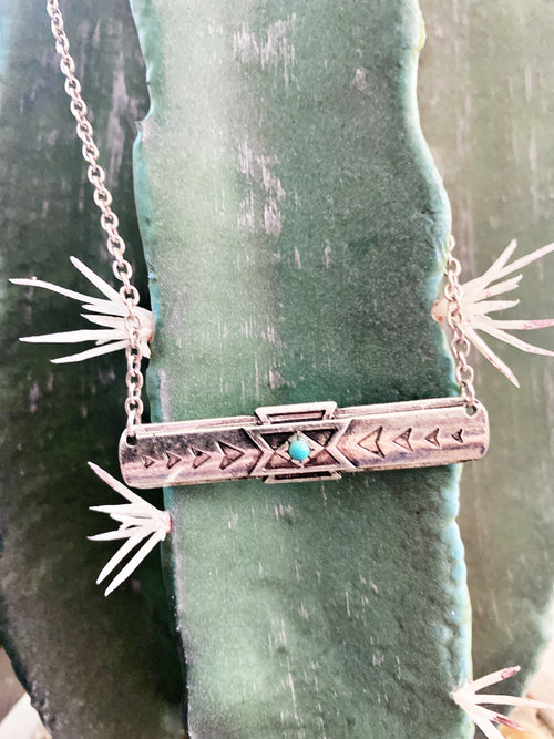 Southwestern Bar Necklace