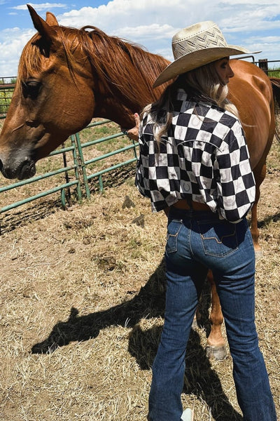 Check Me Now Cowgirl Crop Jacket