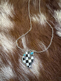 Checker Cactus Necklace