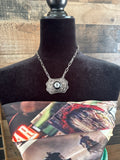 Statement 8 Ball Buckle Necklace