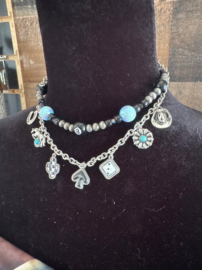 Layered Punchy Cowgirl Necklace Set