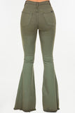 Bell Bottom Jean in Olive- Inseam 30