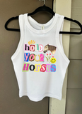 Hold Your Horses Cropped Tank